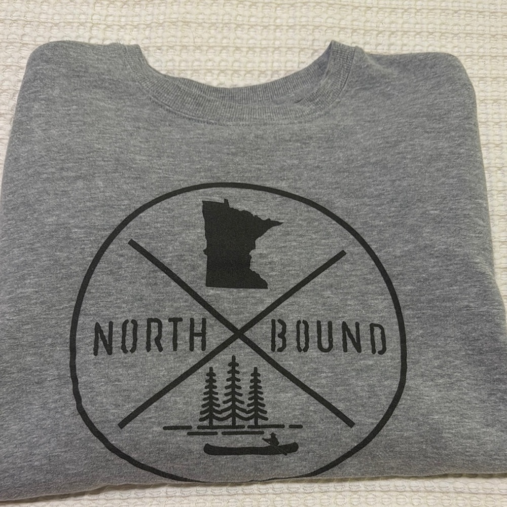 Gray MN Graphic Crewneck